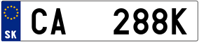 Truck License Plate